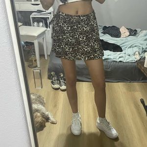 Cheetah Wrap Skirt